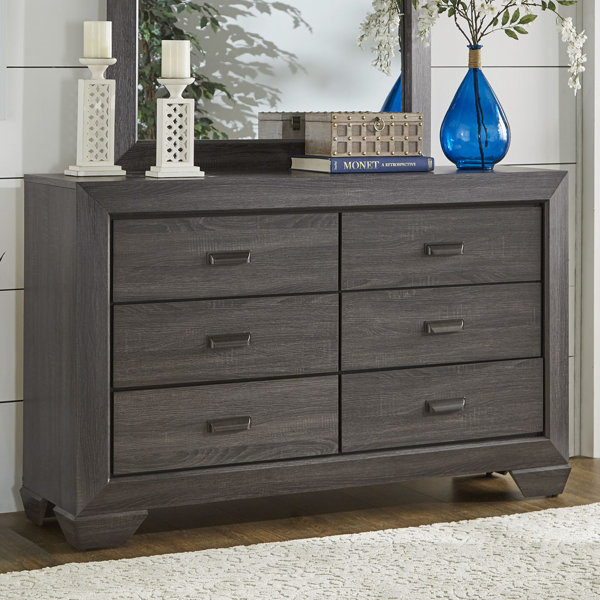Gracie Oaks Argenta 6 Drawer Dresser Wayfair